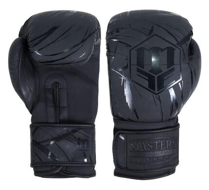 Rękawice bokserskie MASTERS Rpu-Black/Black