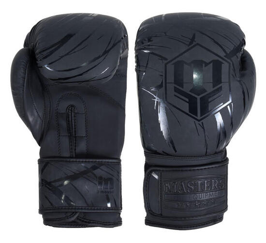 Rękawice bokserskie MASTERS Rpu-Black/Black