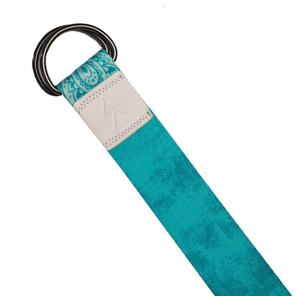 Correa de yoga de algodón Kurma de 240 cm - Morada 3/7