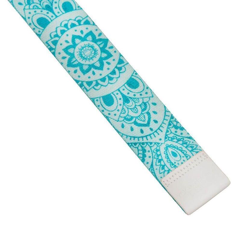 Curea de yoga Kurma din bumbac 240 cm - violet