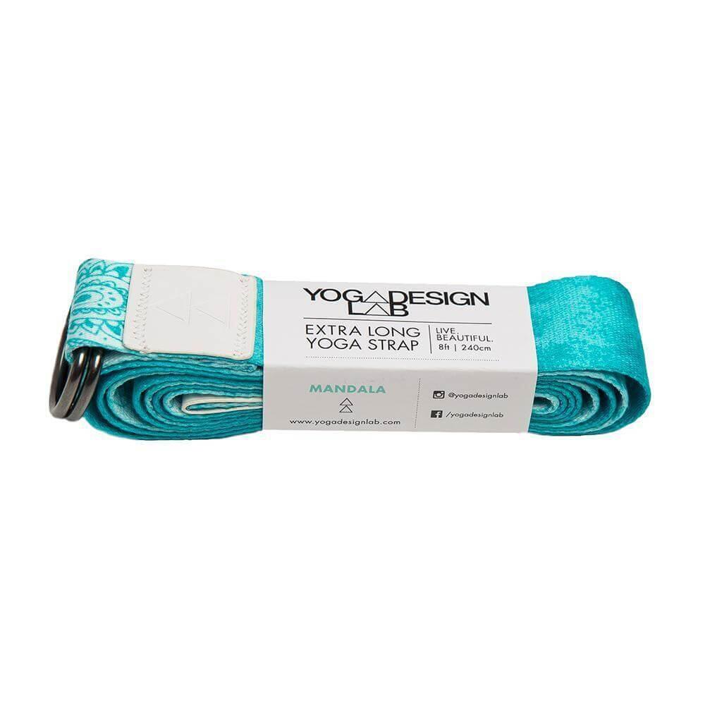 Correa de yoga de algodón Kurma de 240 cm - Morada 4/7