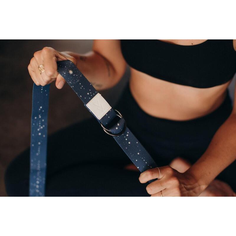 Curea de yoga Yoga Design Lab 100% bumbac - Coral