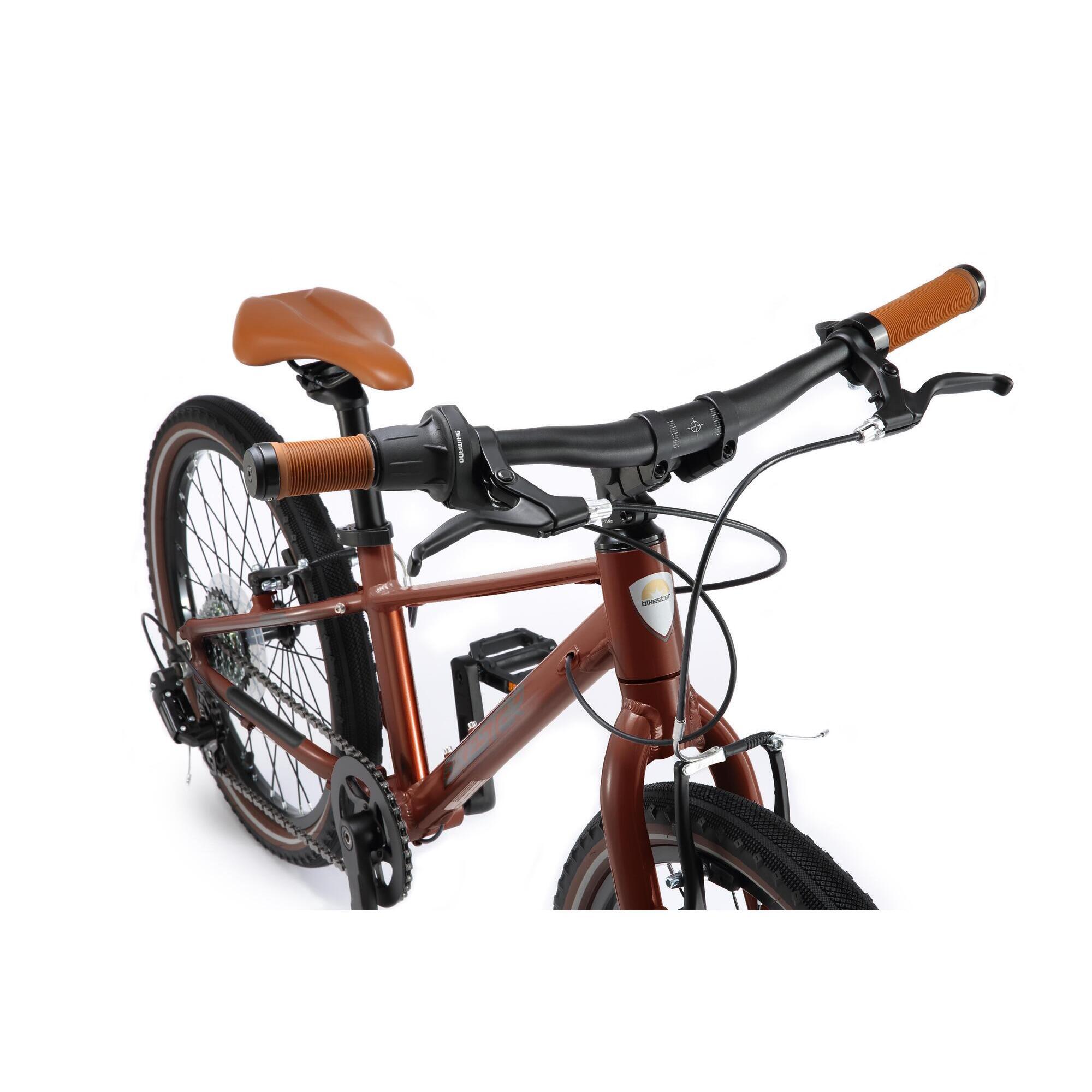 Velo 20 pouces VTC enfant 6 ans tres leger BIKESTAR Decathlon