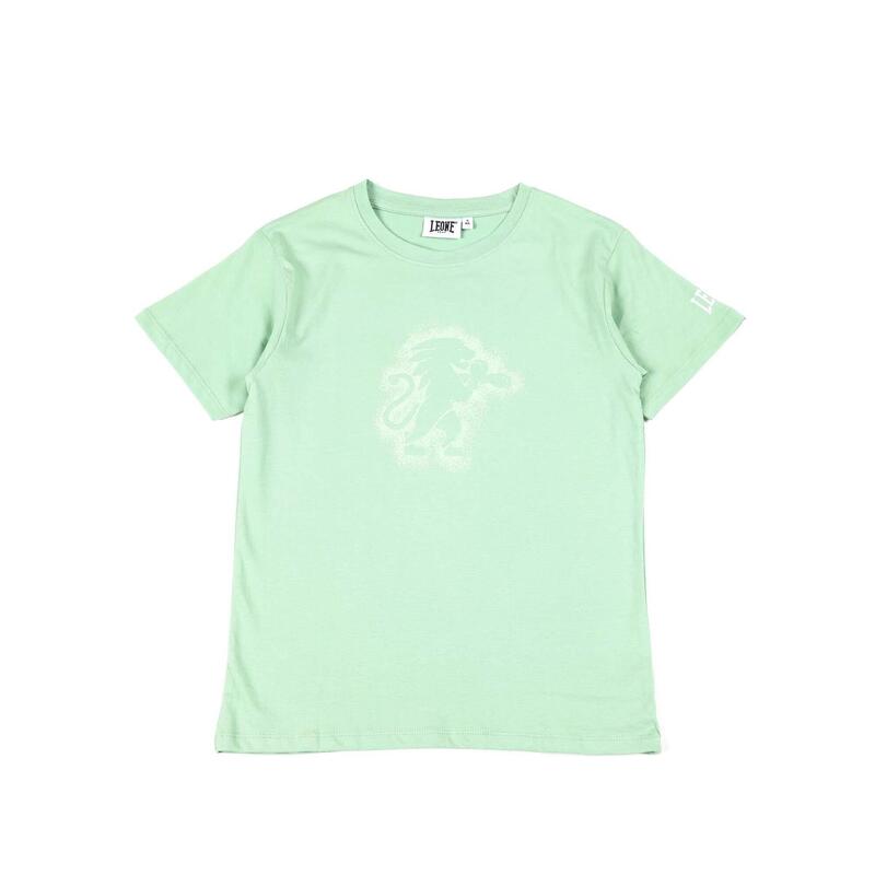 T-shirt maniche corte da bambino in cotone Leone Tie Dye