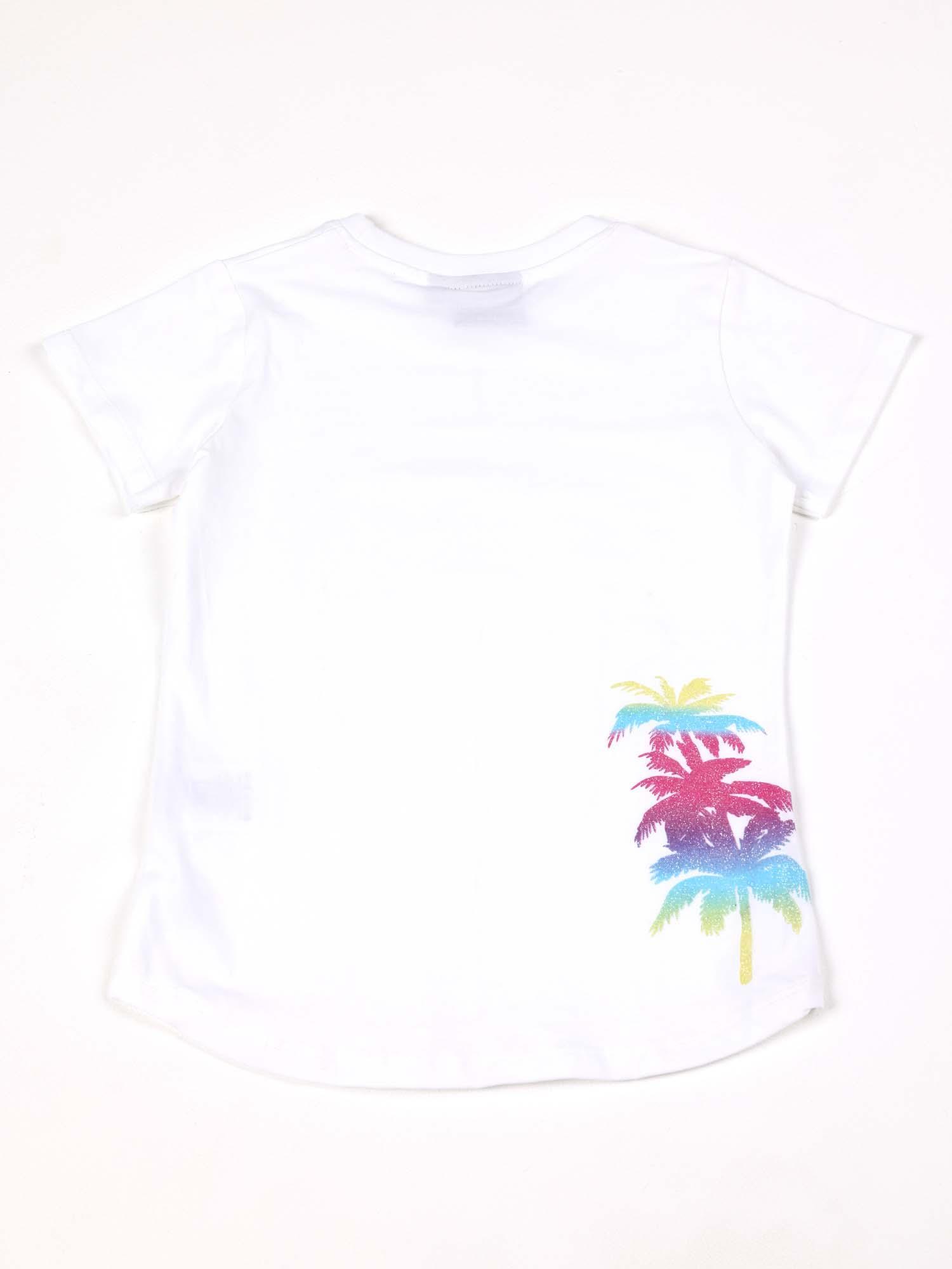 T-shirt manches courtes en coton Bright Leone pour fille 2/4
