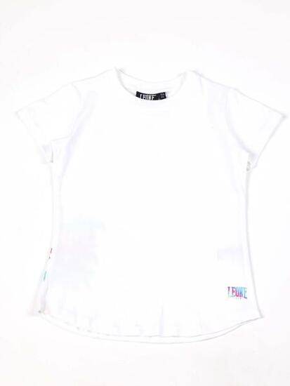 T-shirt manches courtes en coton Bright Leone pour fille