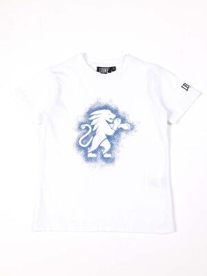 Leone tie dye katoenen t-shirt met korte mouwen voor kinderen