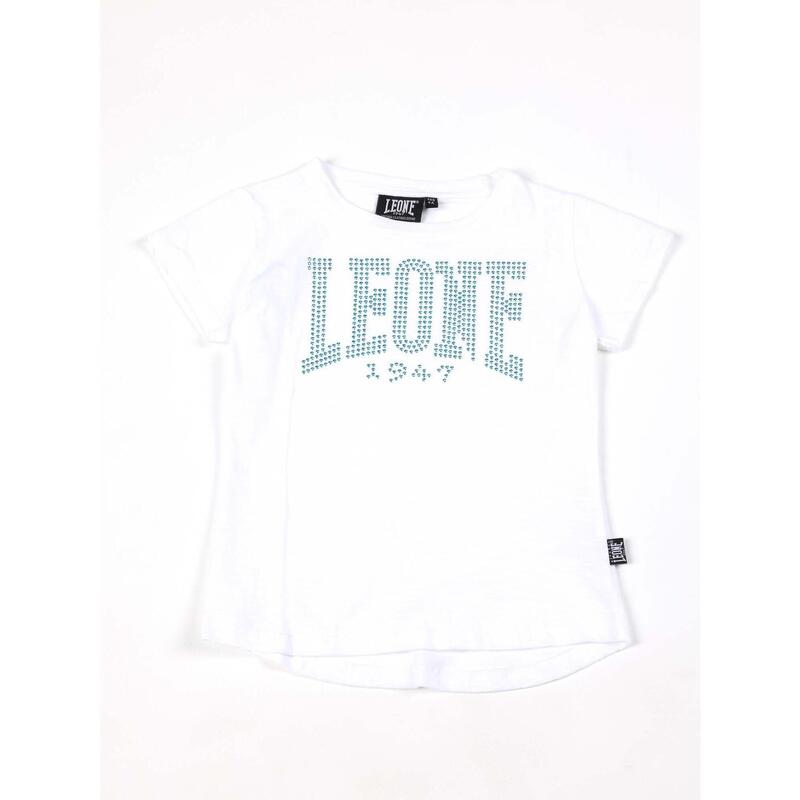 Camiseta Leone Bright de algodón de manga corta para niña