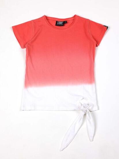 T-shirt à manches courtes en coton Leone Bright pour fille
