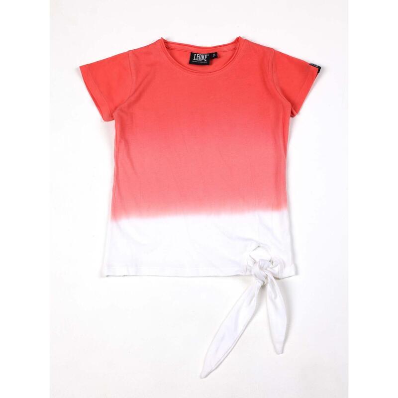 T-shirt a maniche corte da bambina in cotone Leone Bright