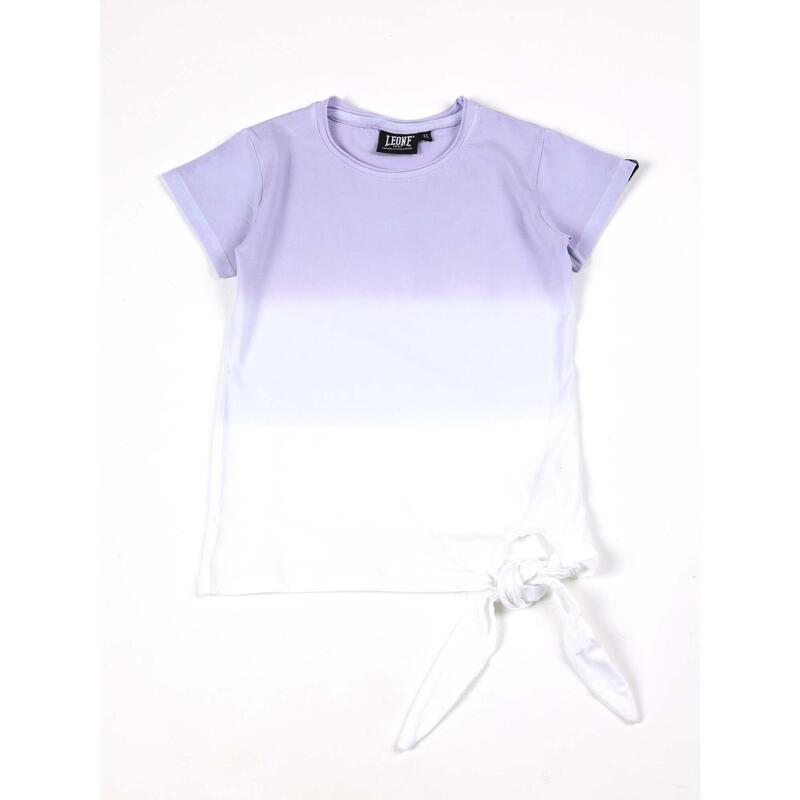 T-shirt a maniche corte da bambina in cotone Leone Bright