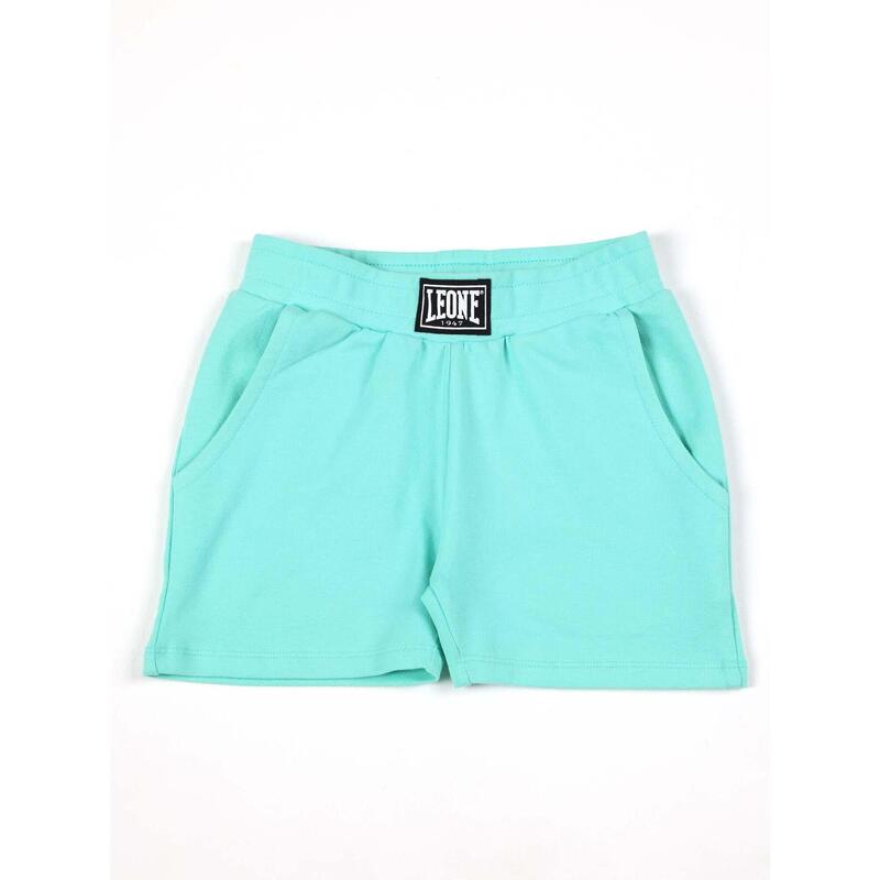 Short de sport fille Leone Bright en coton stretch