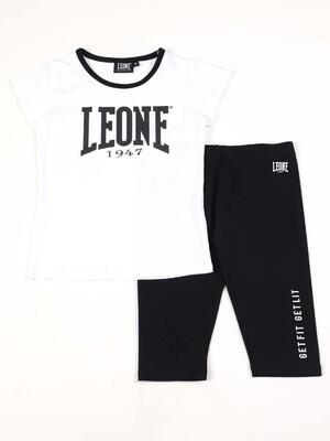 Complete set voor meisjes met leone multicolour t-shirt en legging