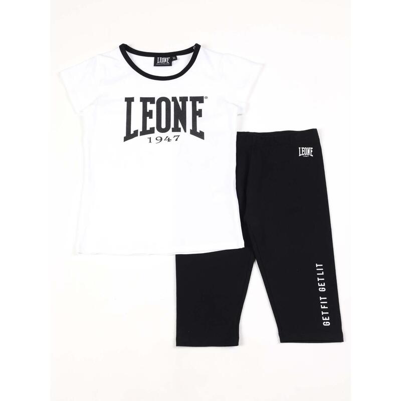 Ensemble complet fille avec t-shirt et legging Leone Multicolor