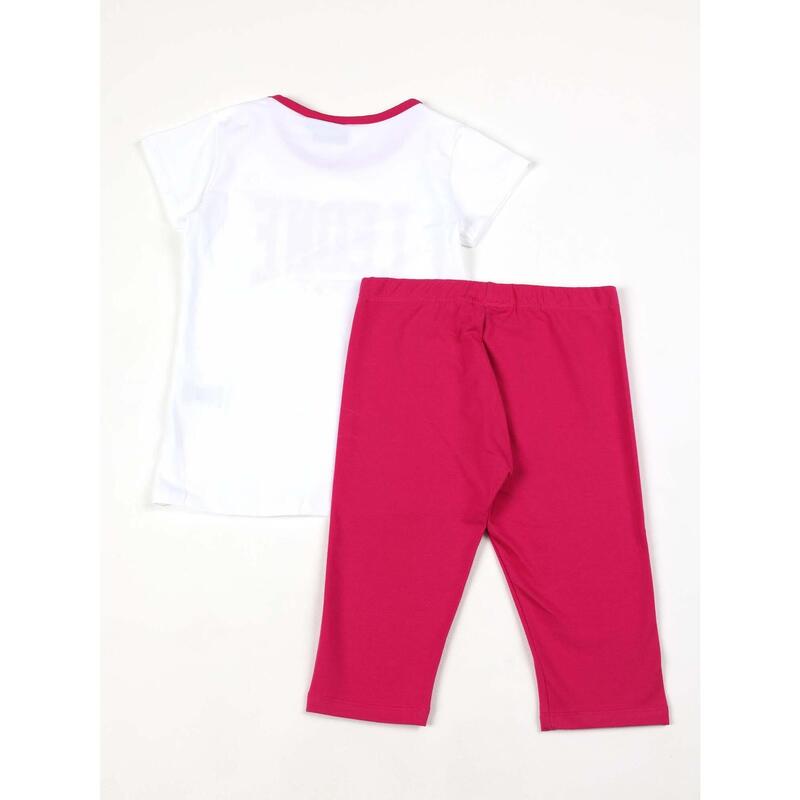 Complete set voor meisjes met Leone Multicolour t-shirt en legging