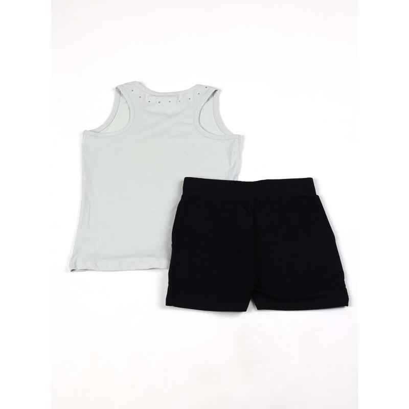 Complete set voor meisjes met Leone Be Glam tanktop en short