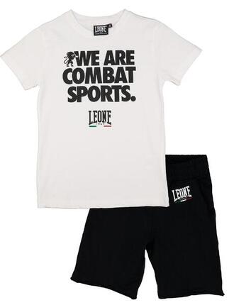 Ensemble complet en coton pour enfant avec t-shirt et short Leone WACS