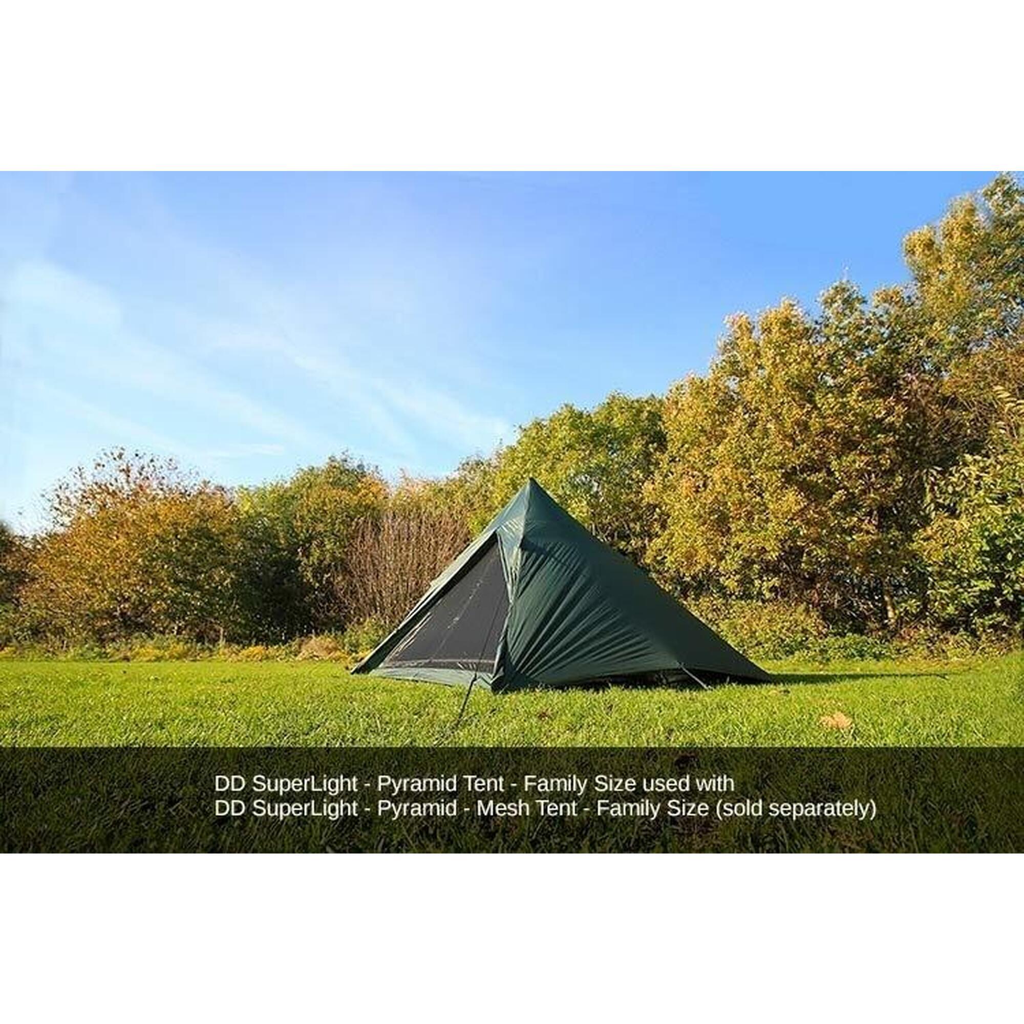 DD Hammocks SuperLight Pyramid Tent - Family Size