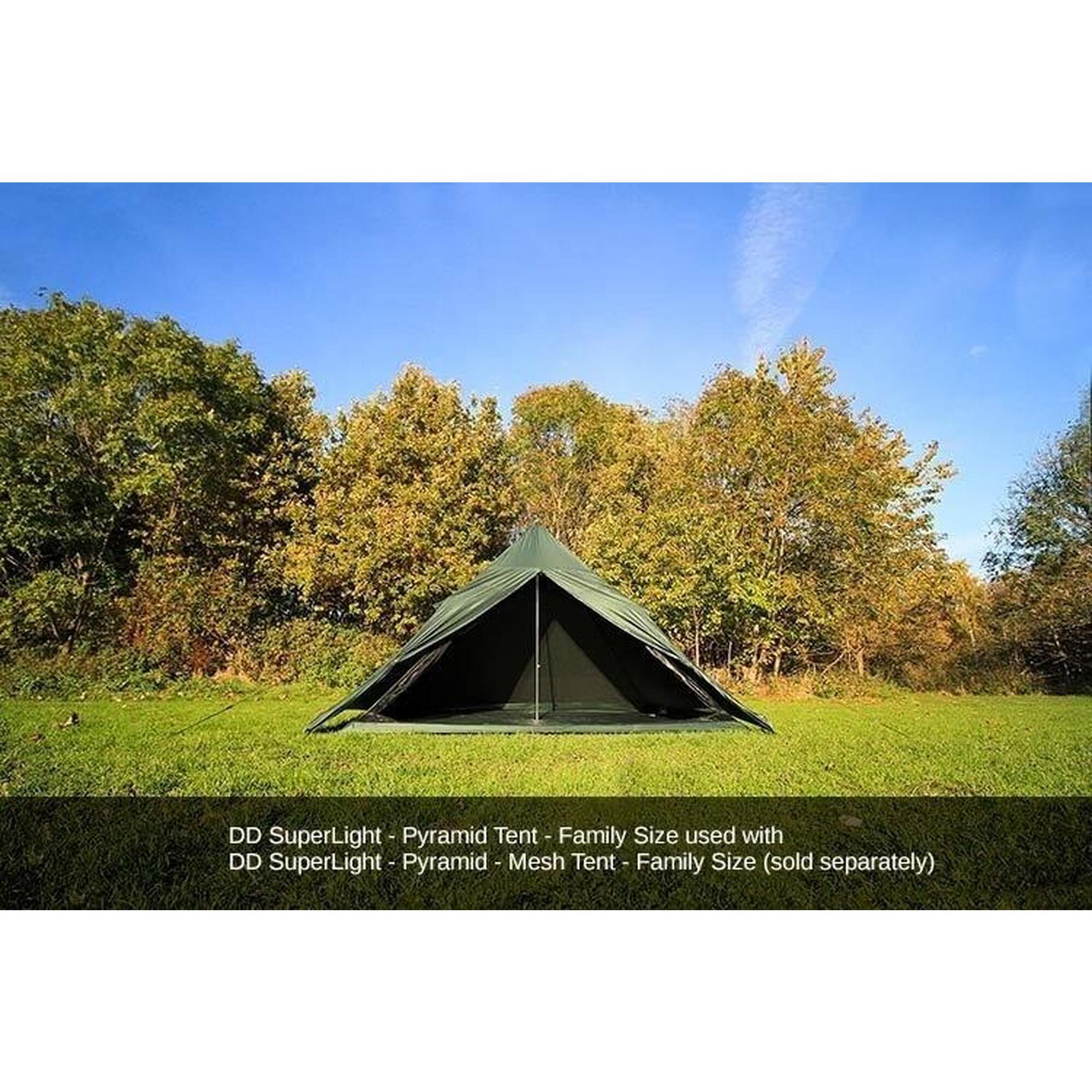 DD Hammocks SuperLight Pyramid Tent - Family Size