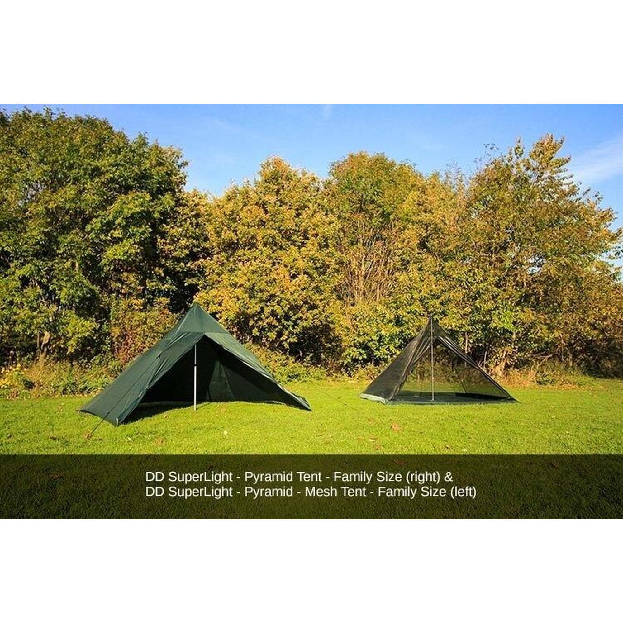 DD Hammocks SuperLight Pyramid Tent - Family Size