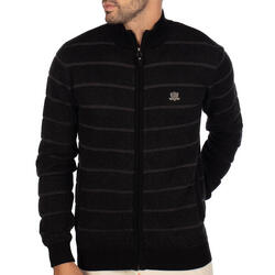 Gilet rugby rayé homme