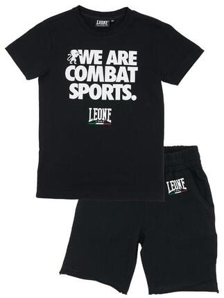 Ensemble complet en coton pour enfant avec t-shirt et short Leone WACS