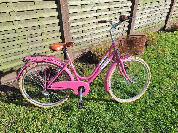 Tussen Particulieren - Roze Minerva fiets 14 inch 2/4