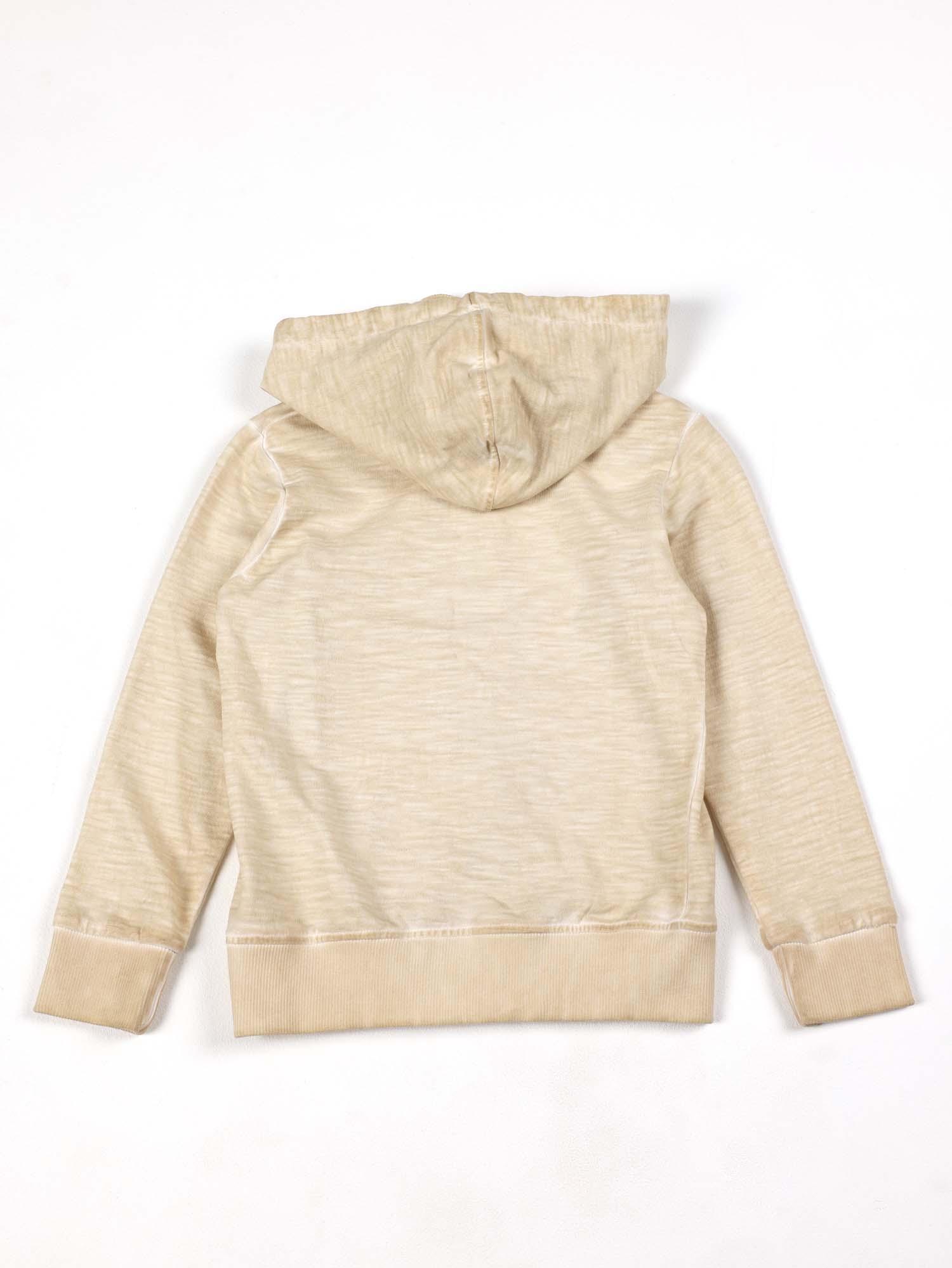 Bluza z kapturem Leone Lace Girls z bawełny zapinana na zamek