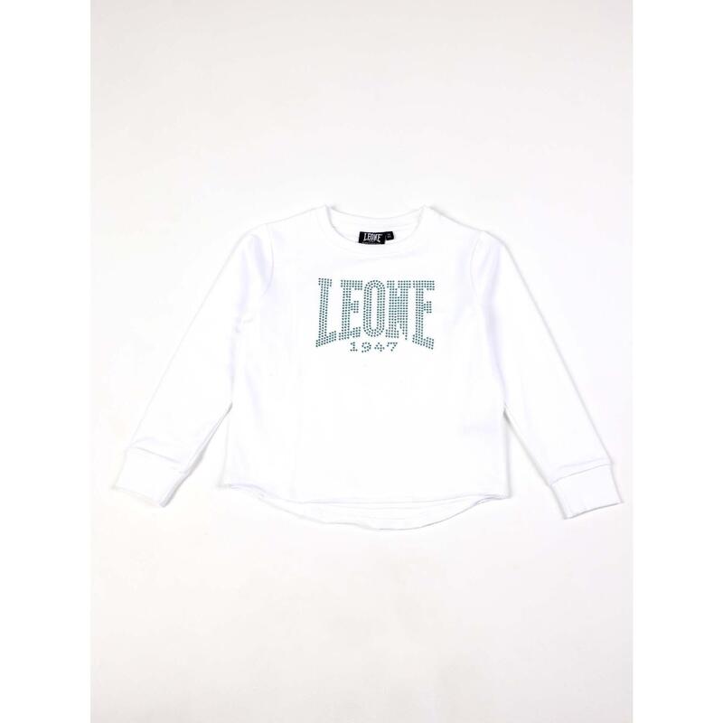 Sudadera infantil con cuello redondo y sin cierre Leone Bright