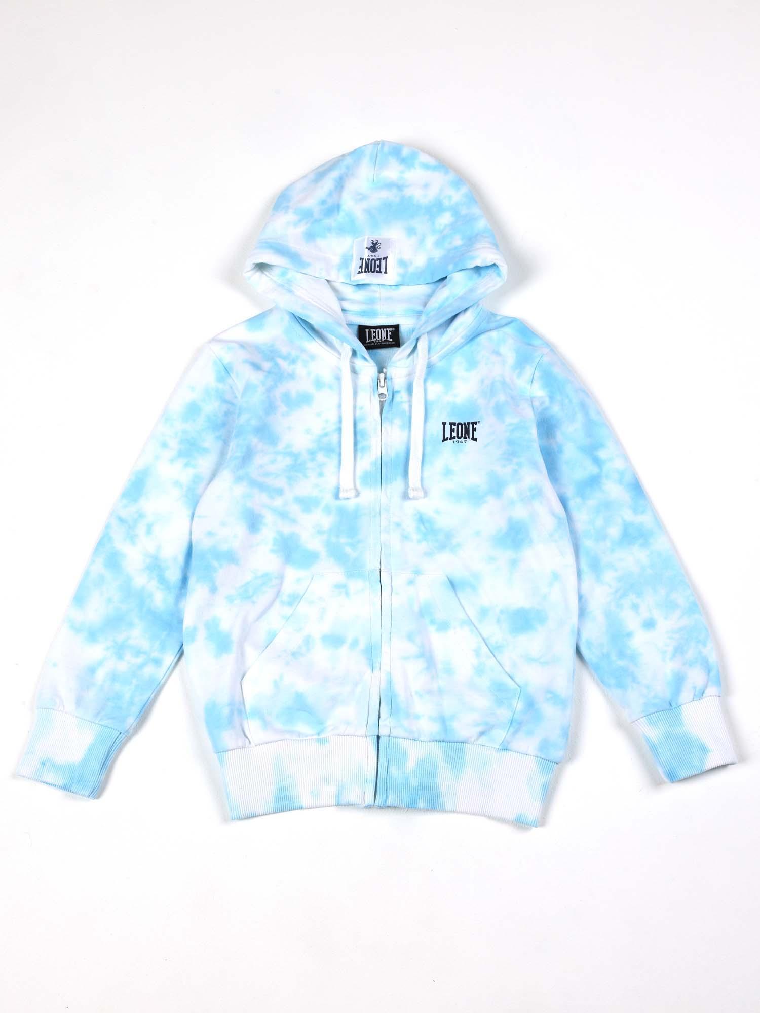 LEONE 1947 APPAREL Moletom com capuz sem zíper Leone Tie Dye para criança