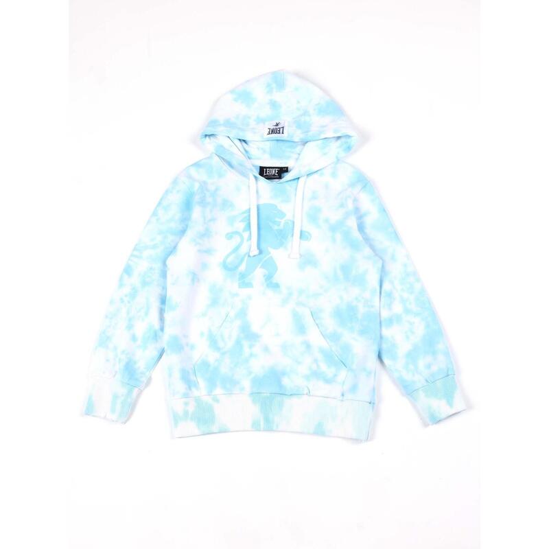 Leone Tie Dye non-sweatshirt pull-on sweatshirt met capuchon voor kinderen