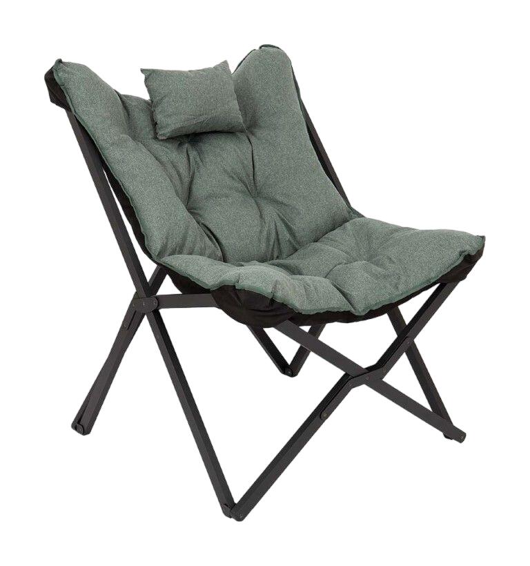 BO-CAMP Brandon Relaxstoel Relaxstoelen Groen