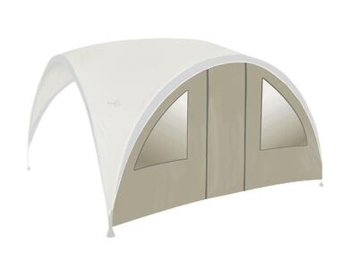 Zijwand party shelter s met raam en deur partytentaccessoires beige