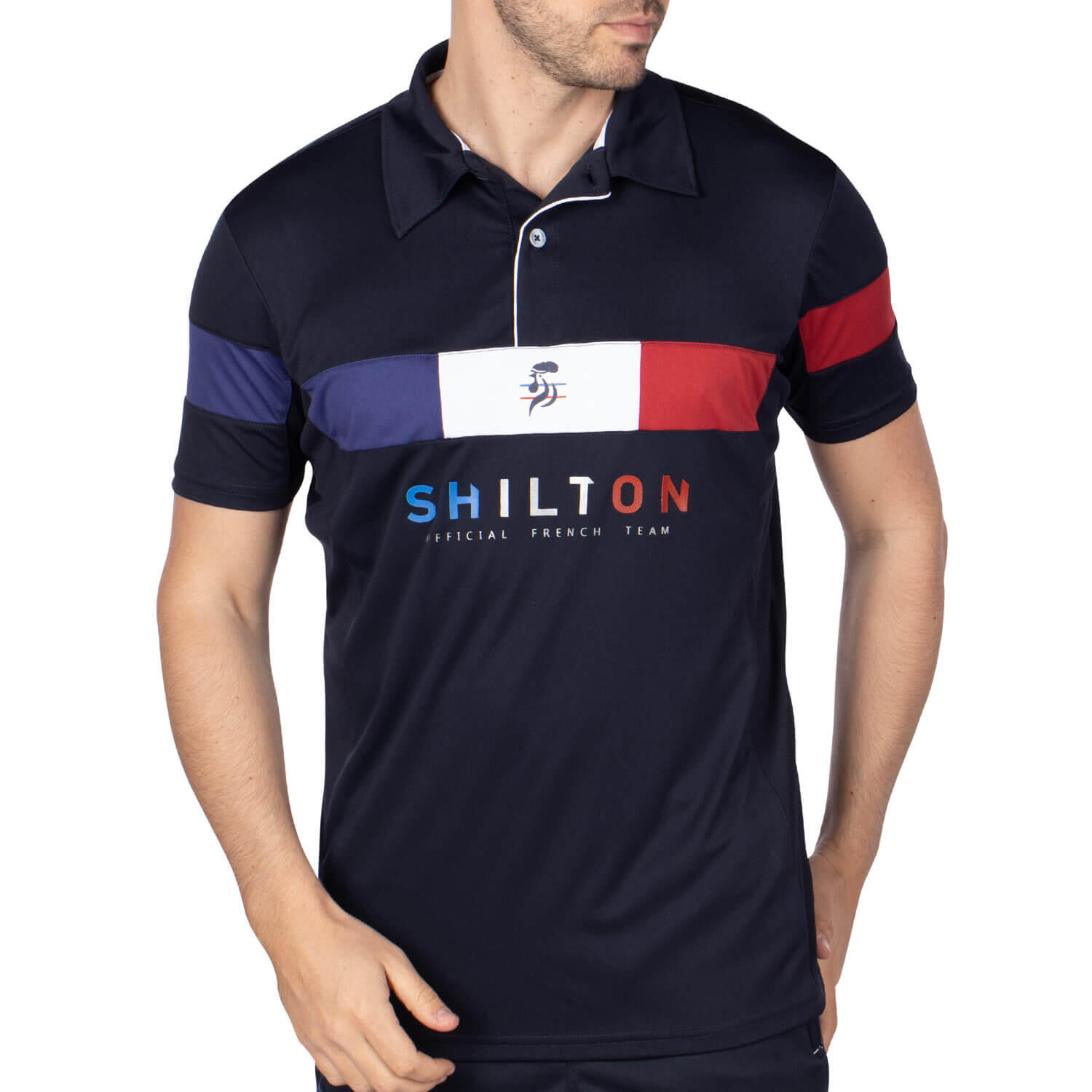 Polo tricolore Shilton homme 3/5