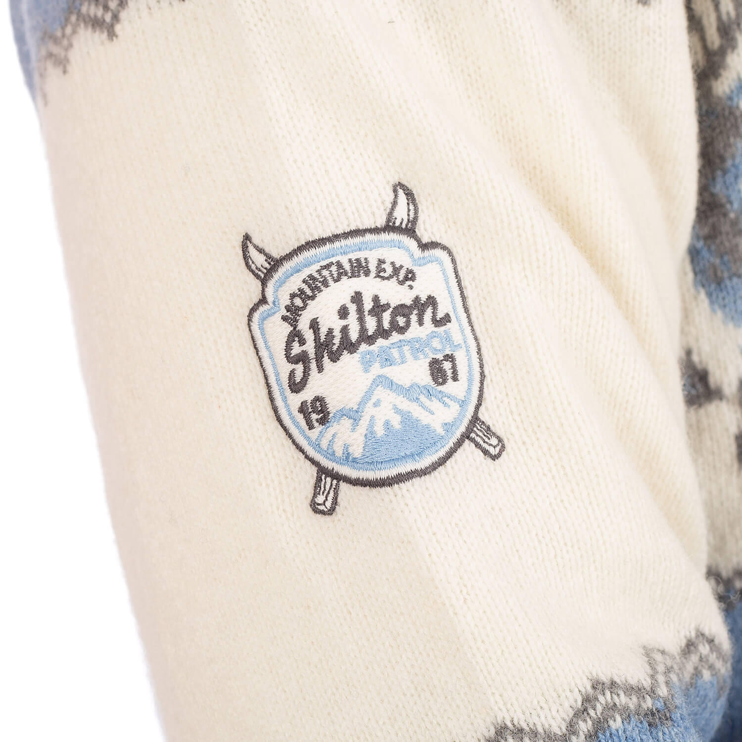 Cardigan montagne 100% laine homme 3/5