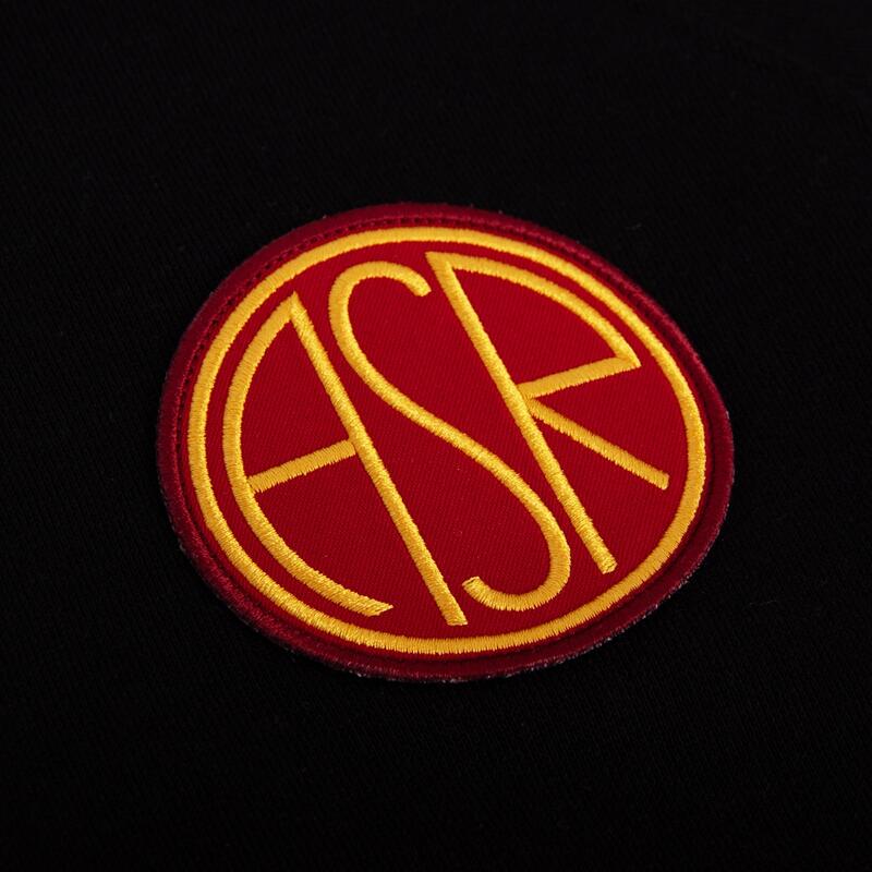 Bluza dla dorosłych z Kapturem - Dorosły - Taper Czarny AS Roma - Czarny