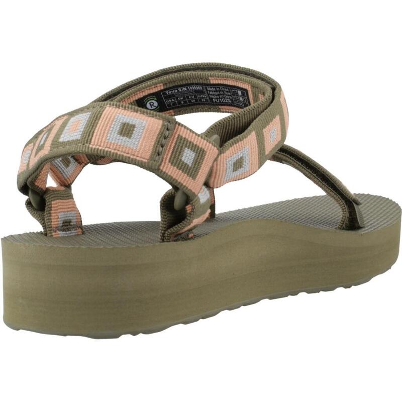 Chanclas Mujer Teva W Midform Universal Verde