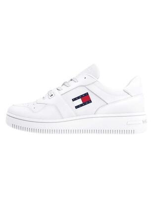 Sneakers tommy jeans model tjm retro basket kleur wit