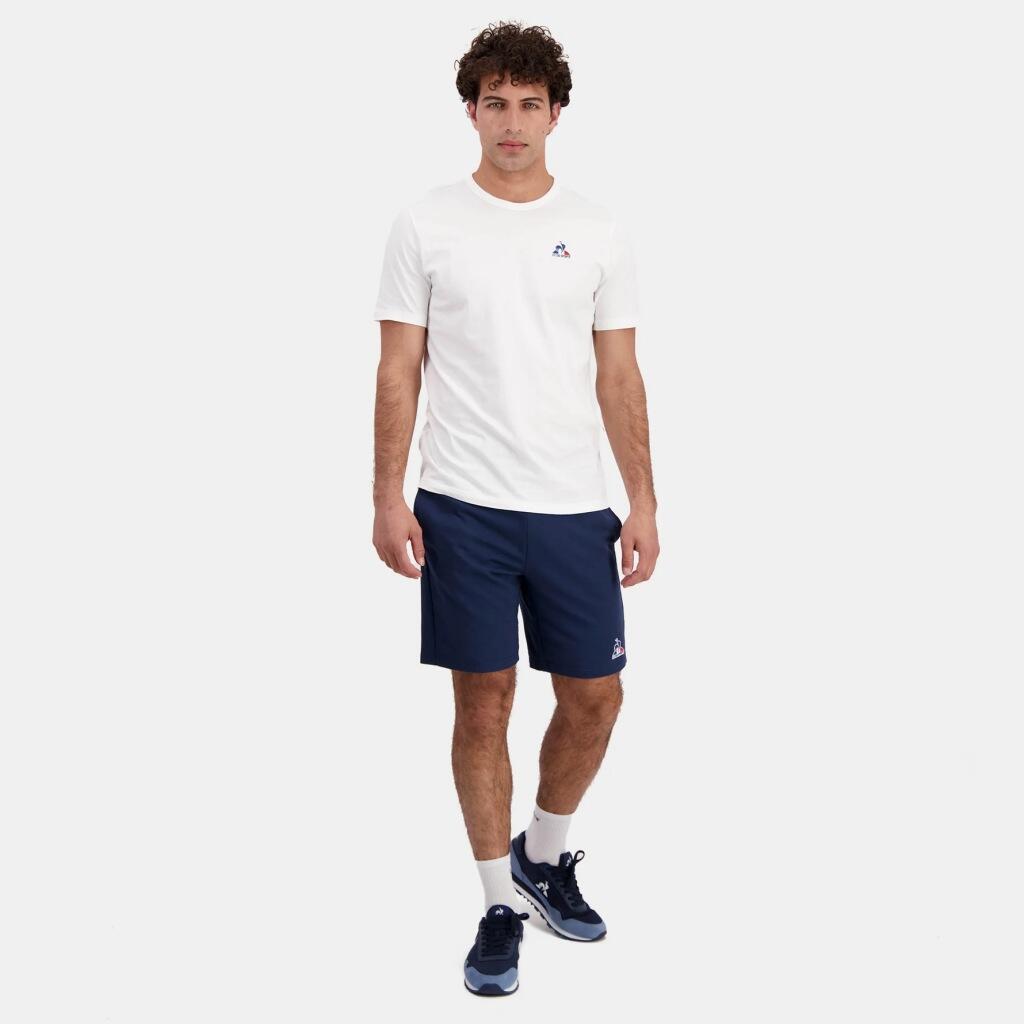 Camisetas Hombre Le Coq Sportif Ess Tee Ss N Blanco 5/5
