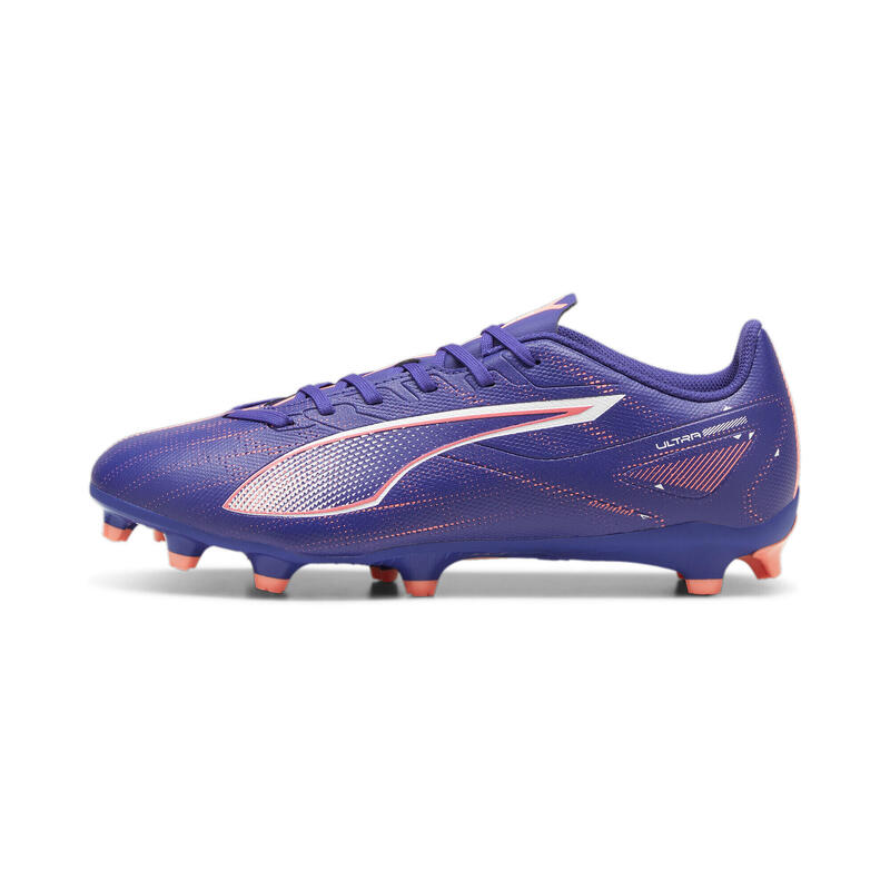 Botas de fútbol ULTRA 5 PLAY FG/AG PUMA Lapis Lazuli White Sunset Glow Blue Pink