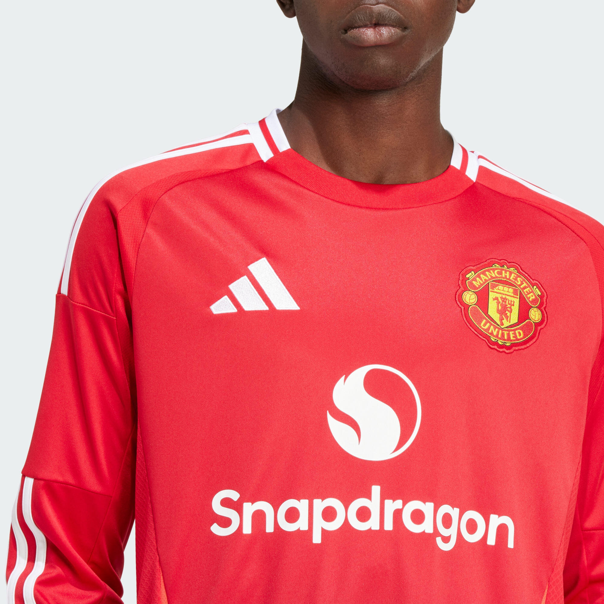 Manchester United 24/25 Thuisshirt met Lange Mouwen 5/7