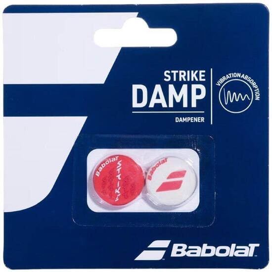 Vibrastop Babolat Strike Damp x2 red/white