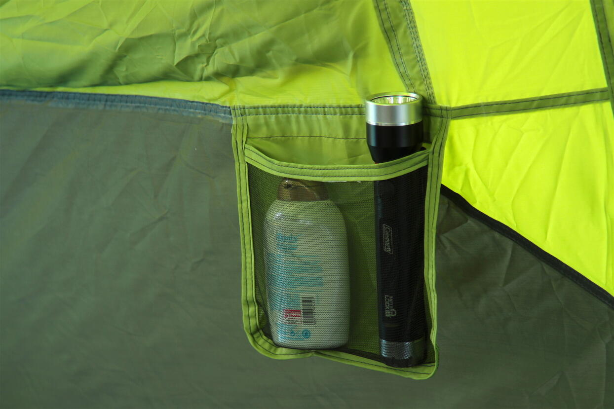 8-Person Fastpitch Instant Cabin Camping Tent with Pre-attached Poles, 1 Minute Instant Setup