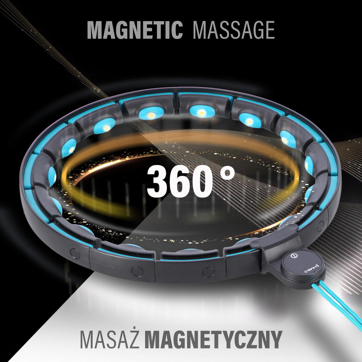 Sada masážní hula hoop se závažím HHM17 3/7