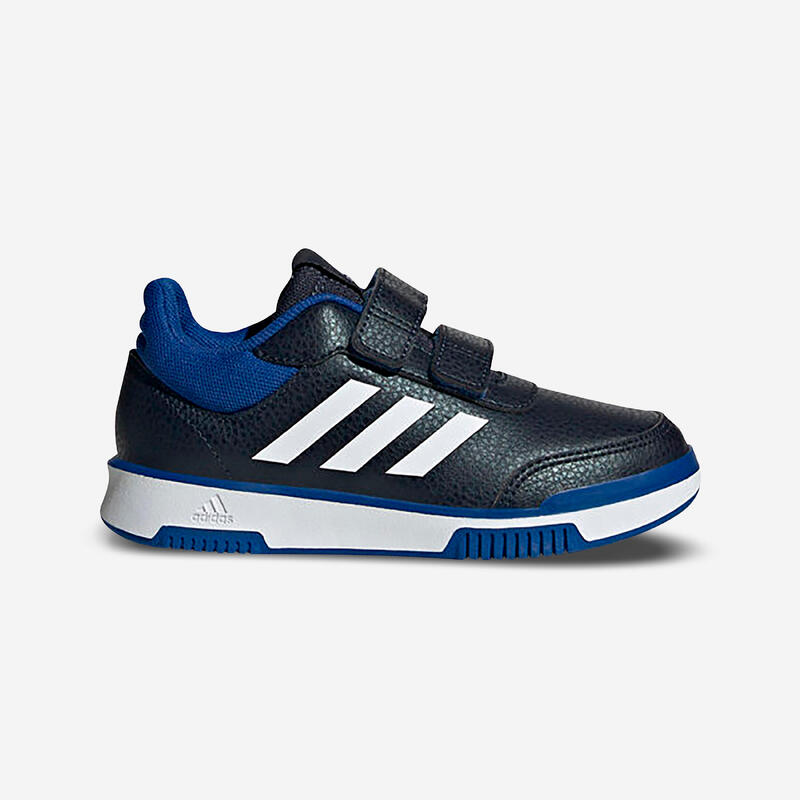 Seconde vie - Baskets à scratch enfant - ADIDAS TENSAUR noir/bleu - TRÈS BON