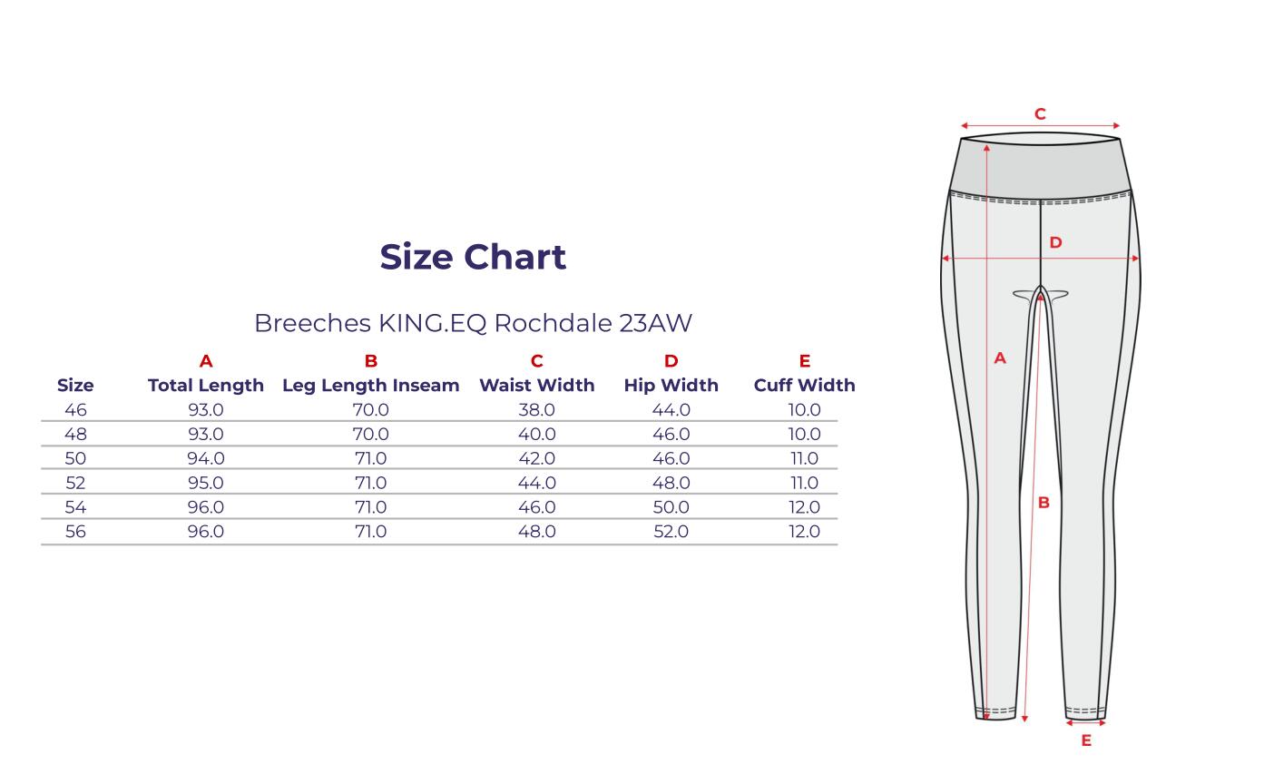 King Equestrian Rochdale 23AW heren rijbroek met volledig zitvlak 4/4