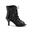 Halley Heels Chaussures de danse en vernis noir - 7.0 cm flare