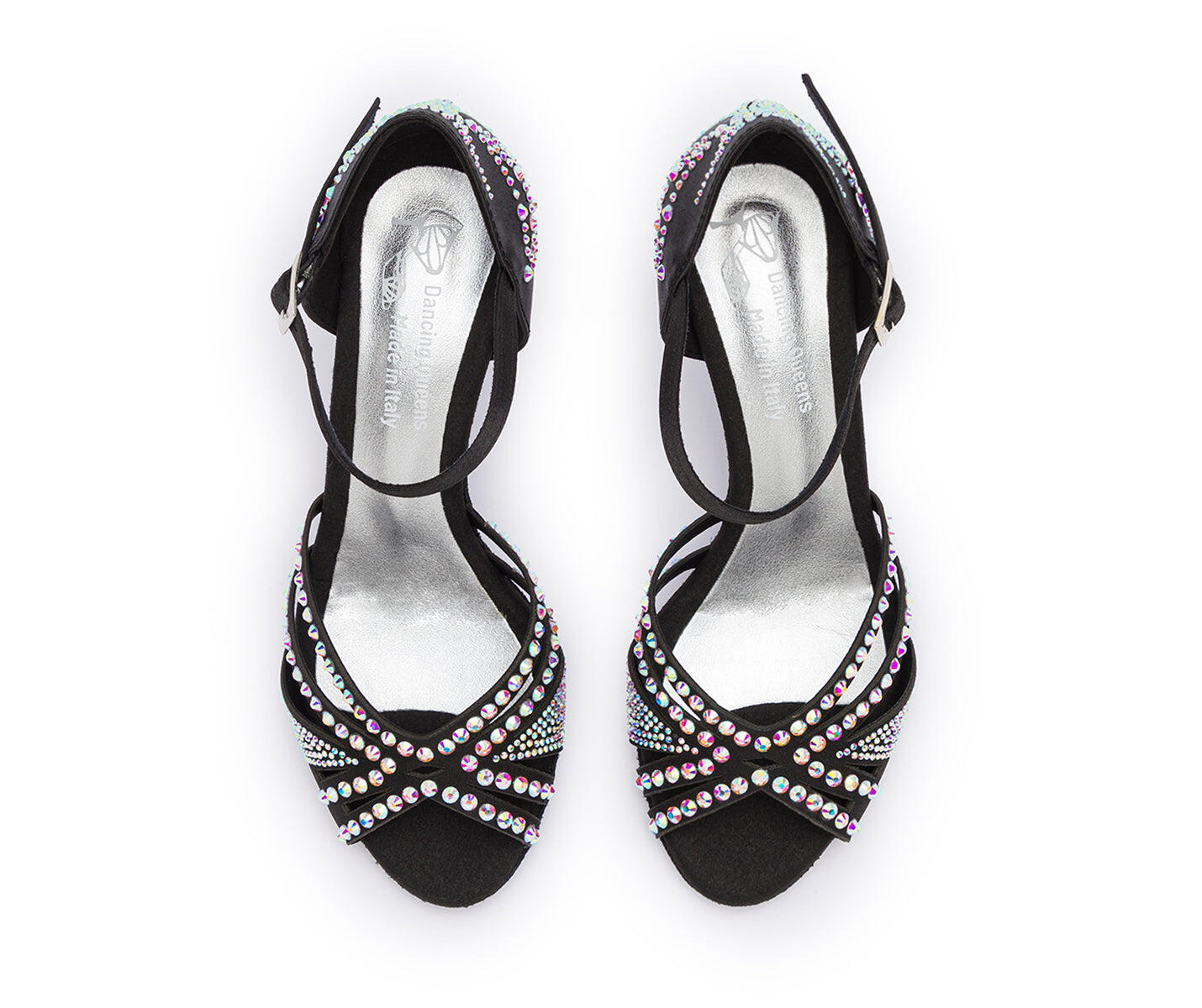 Chaussures de danse Dancing Queens DQ L3M satin noir 2/2