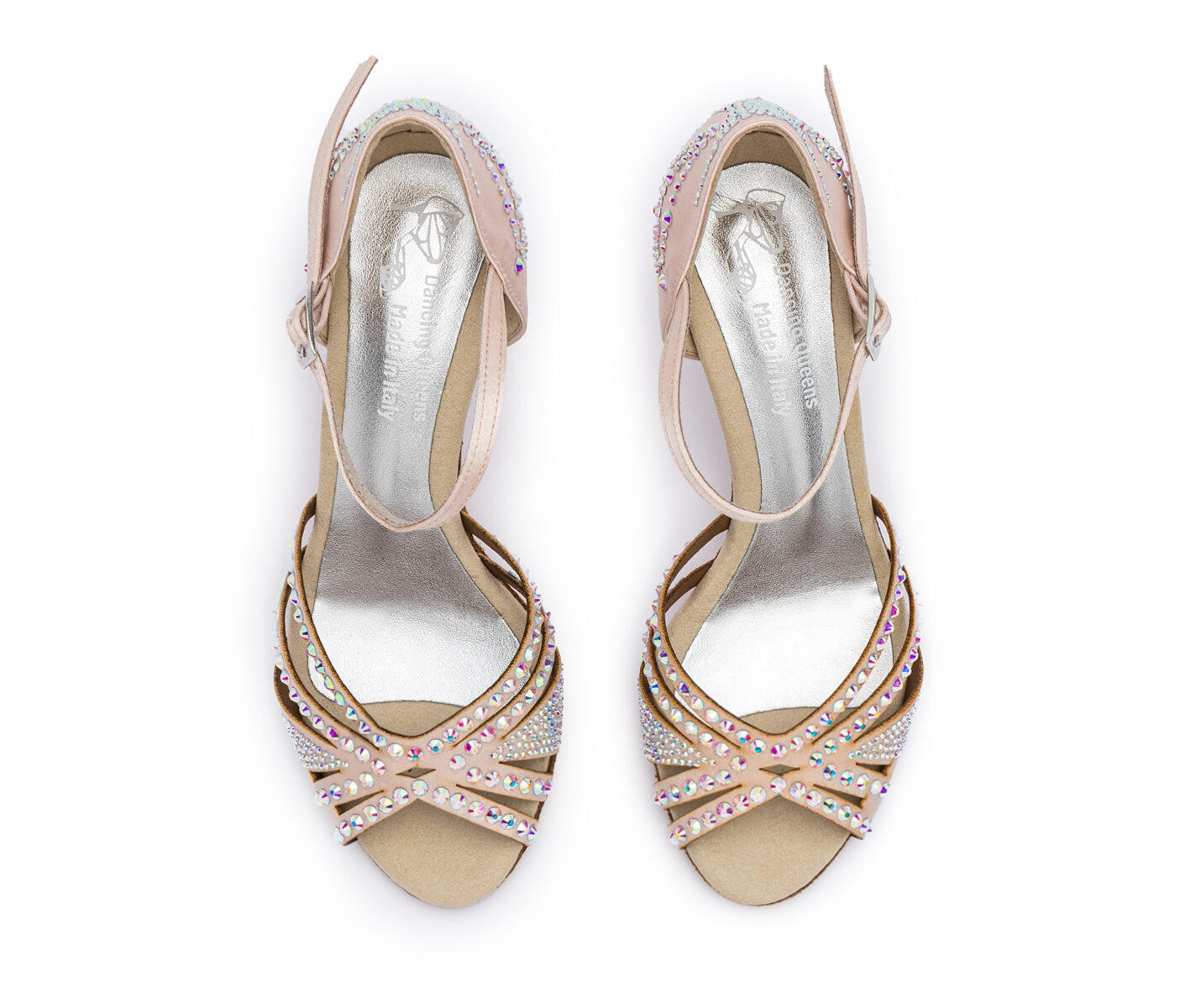 Dancing Queens Sparkle Shine Satin – Tanzschuhe Damen Salsa Standardtanz 2/2