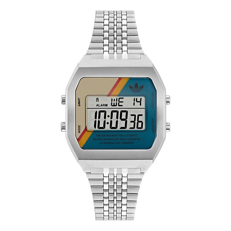 Adidas Originals Digitaal  Horloge Zilverkleurig/Multi AOST23556